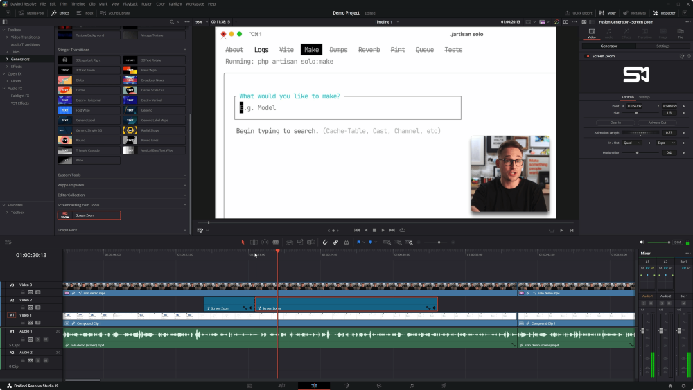 DaVinci Resolve for Screencasters