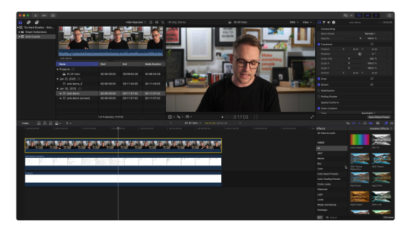 Final Cut Pro UI