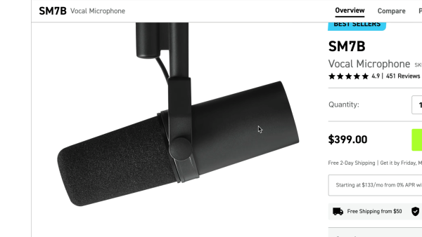 Picking a microphone