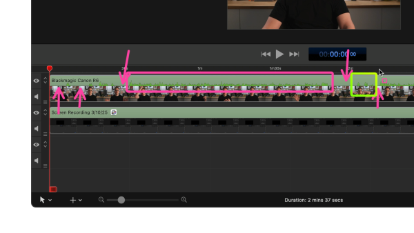 The first pass: rough cutting