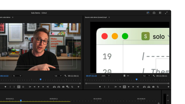 Editing the screen