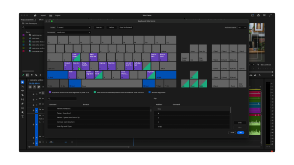 Using keyboard shortcuts
