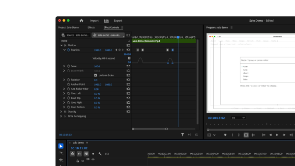 Adding screen and facecam animations
