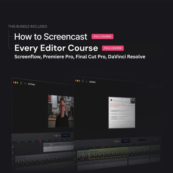 How to Screencast + 4 Editing Courses