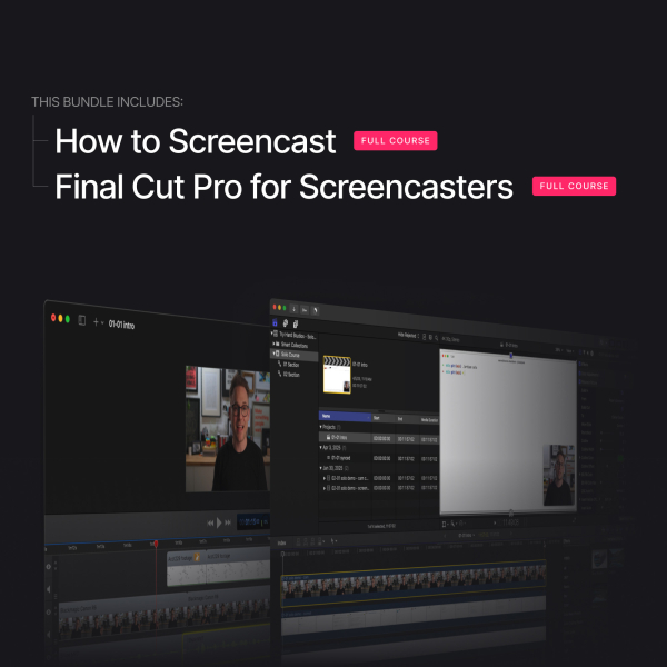 How to Screencast + Final Cut Pro for Screencasters Bundle